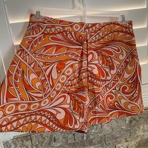 A Bold and Colorful Print Covers This Mini Skot.